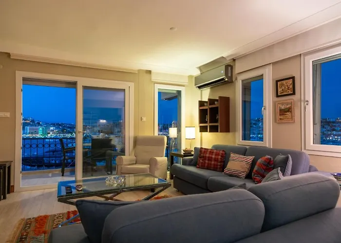 公寓 Flat W Sea View Balcony 3 Min To Marina Çeşme